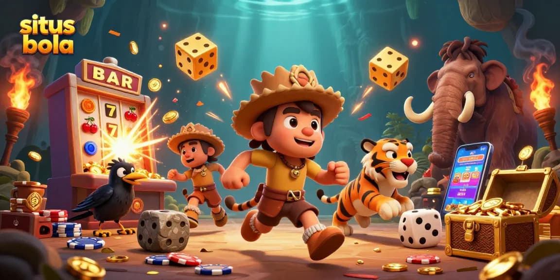 Win big at situs bola with our prehistoric casino adventure featuring lively characters and thrilling symbols.