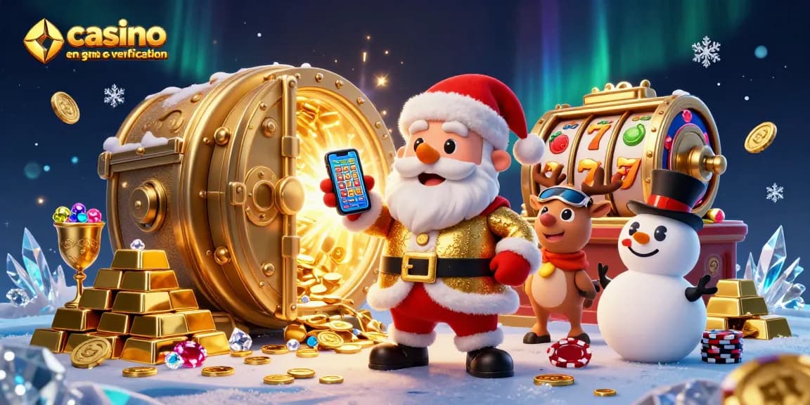 Jouez aux machines à sous et découvrez un casino en ligne sans vérification avec un Noël joyeux.