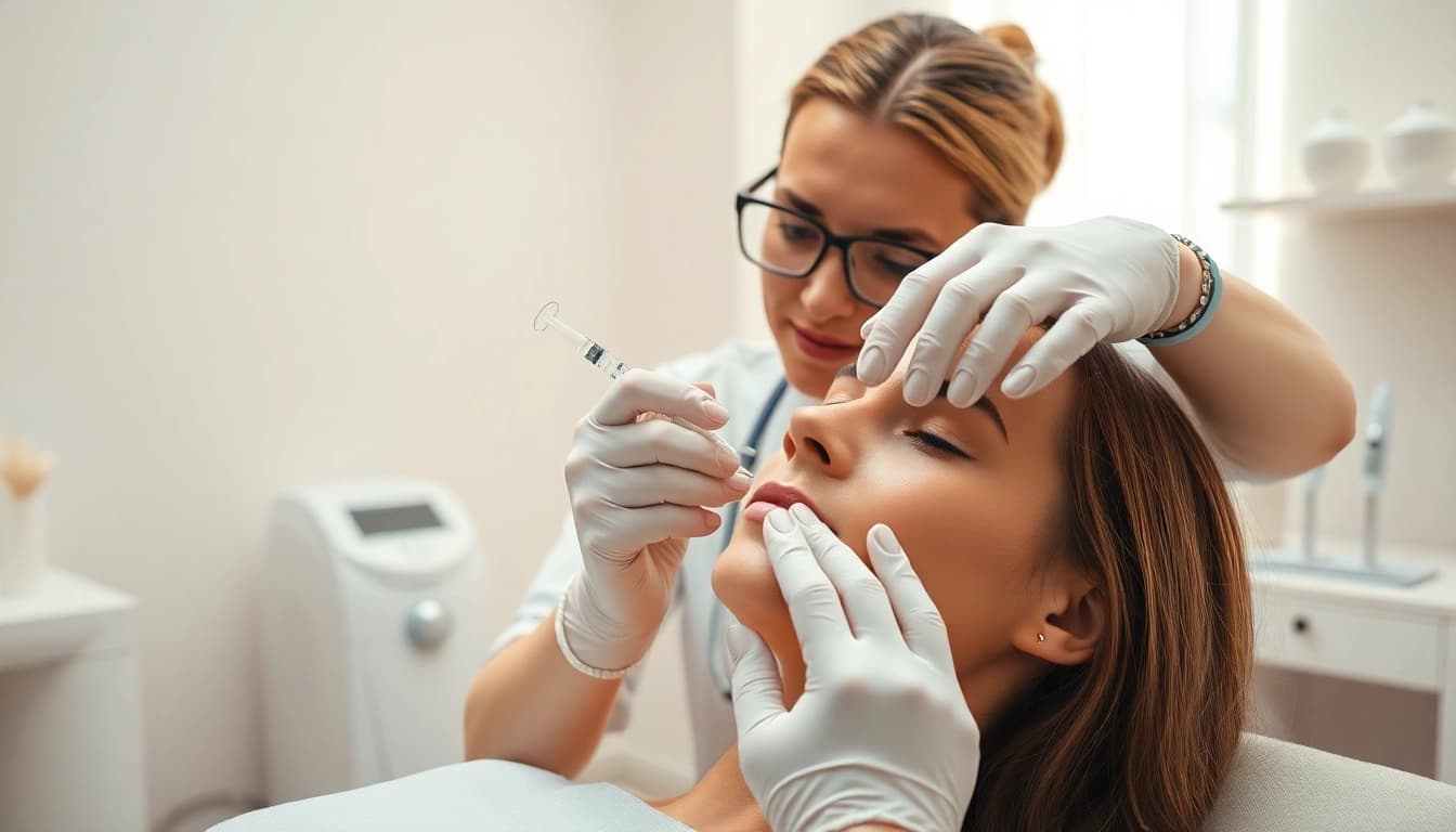 Botox Nyack specialist performing injections in a tranquil medical spa for skin rejuvenation.