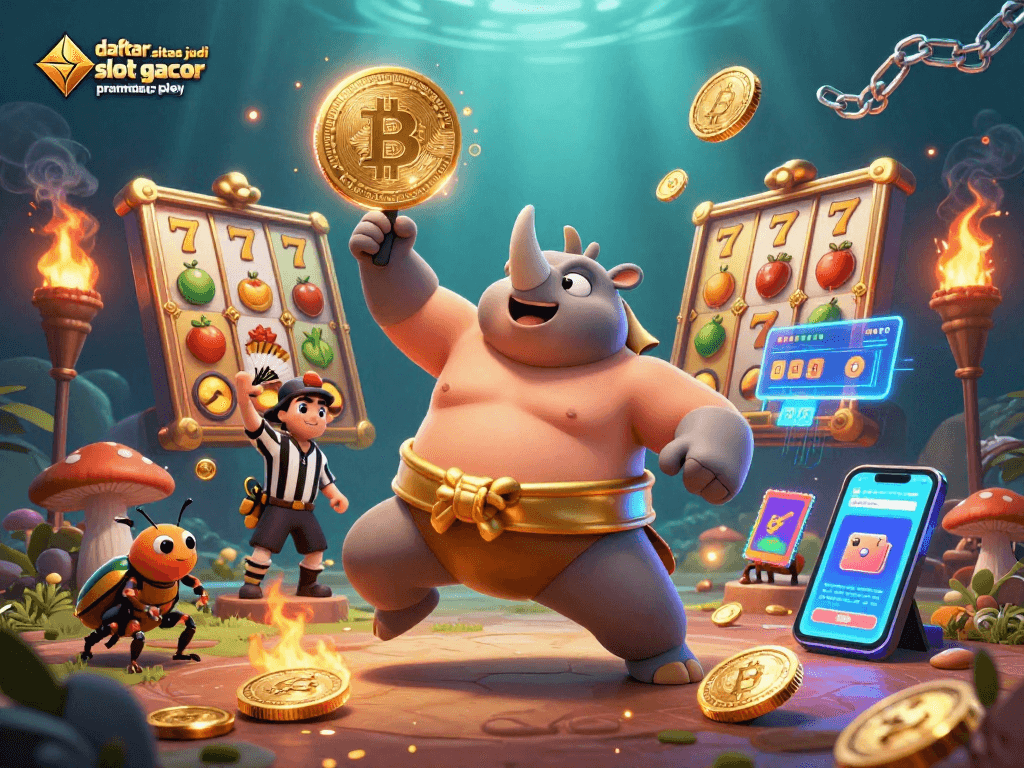 Menghadirkan daftar situs judi slot gacor pragmatic play dengan ilustrasi 3D spesial di tengah pertempuran kegembiraan, memadukan elemen slot dan koin kripto.