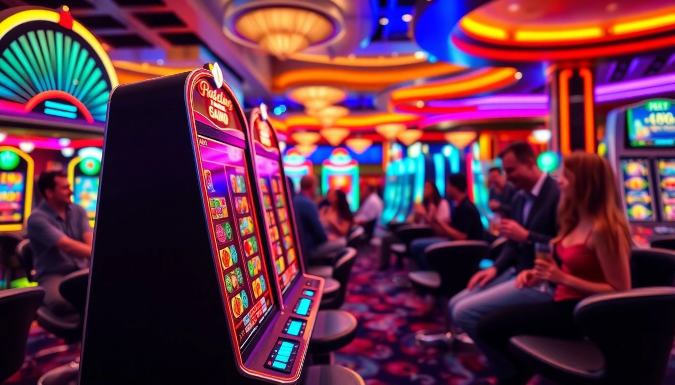 เล่นเกมสล็อตที่น่าตื่นเต้น ดูเพิ่มเติม ด้วยสภาพแวดล้อมคาสิโนที่มีชีวิตชีวา