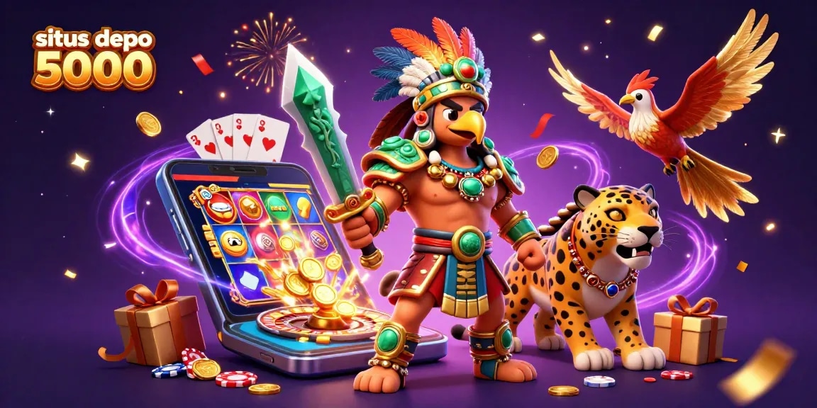 Situs depo 5000, lakukan permainan slot dengan peluang menang besar menggunakan deposit rendah.