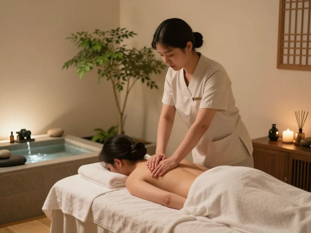 Experience rejuvenating Swedish massage in Seoul at https://www.makangs.com/region/국내/서울-/마사지-스웨디시, featuring serene spa environment with soothing elements.