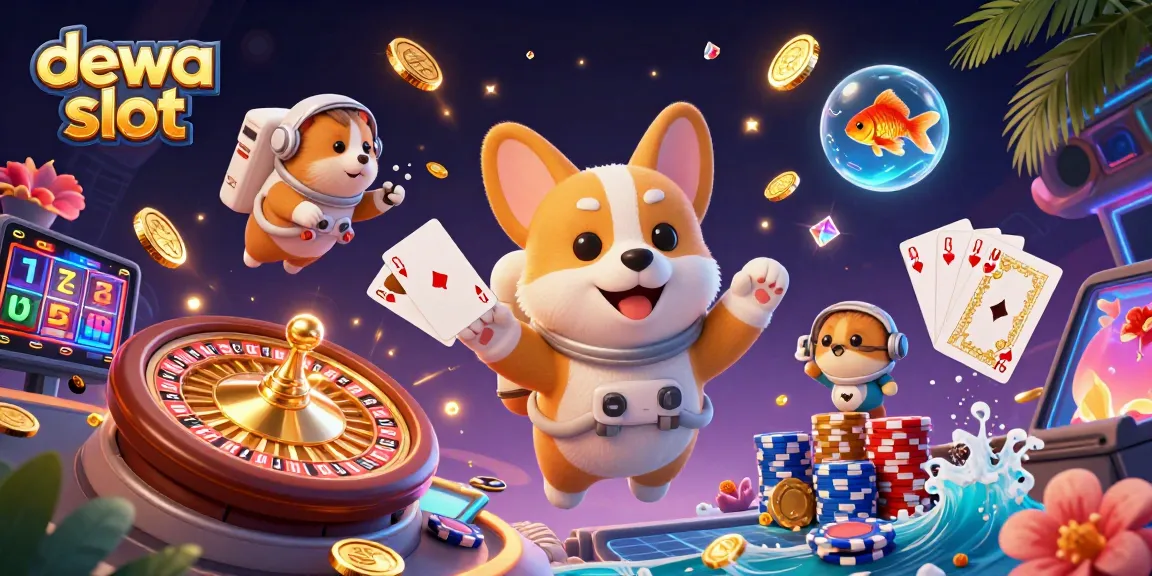 Menyaksikan dewa slot saat corgi astronot berputar dalam kasino luar angkasa yang menggemparkan