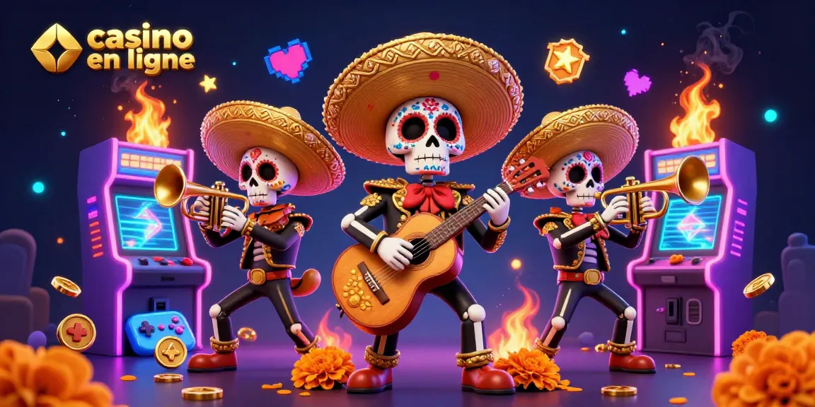 Plongez dans l'univers des jeux avec la bande de mariachi de casino en ligne.