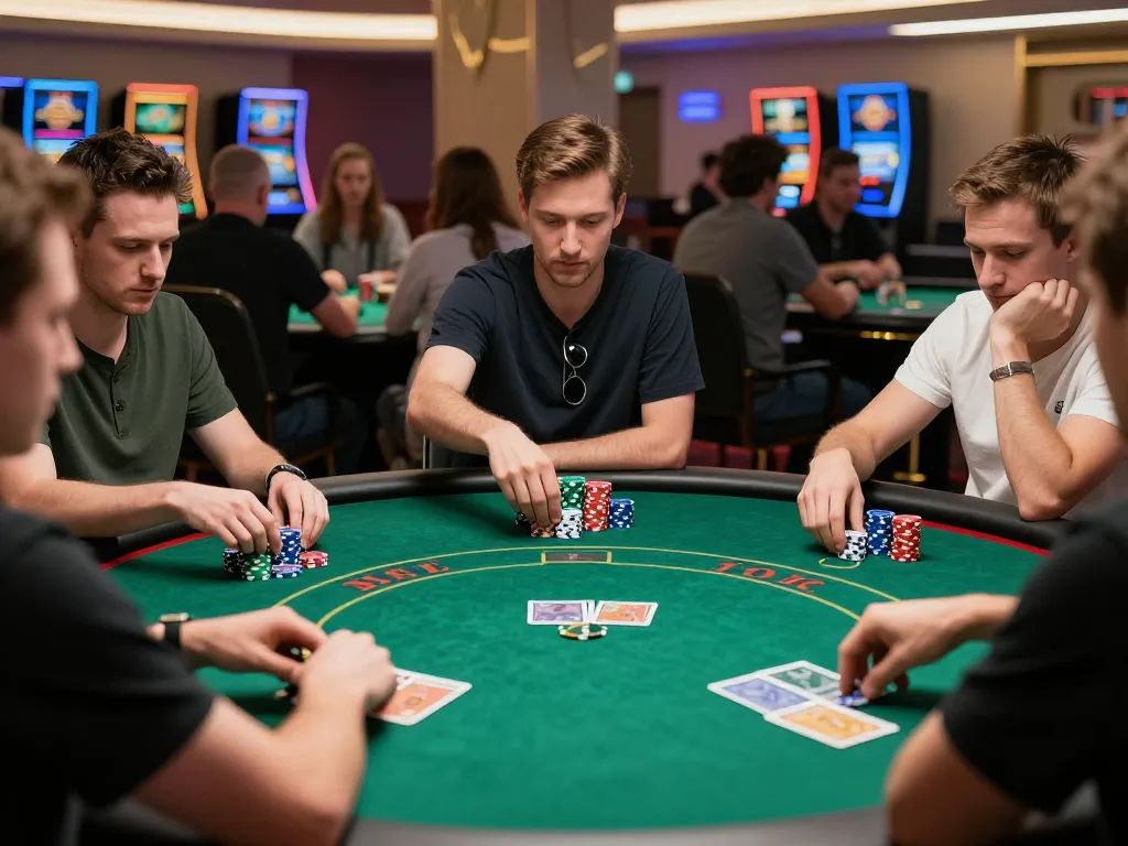 Experience high-stakes gameplay at the poker table with sunwinapk thrilling moments and dynamic action
