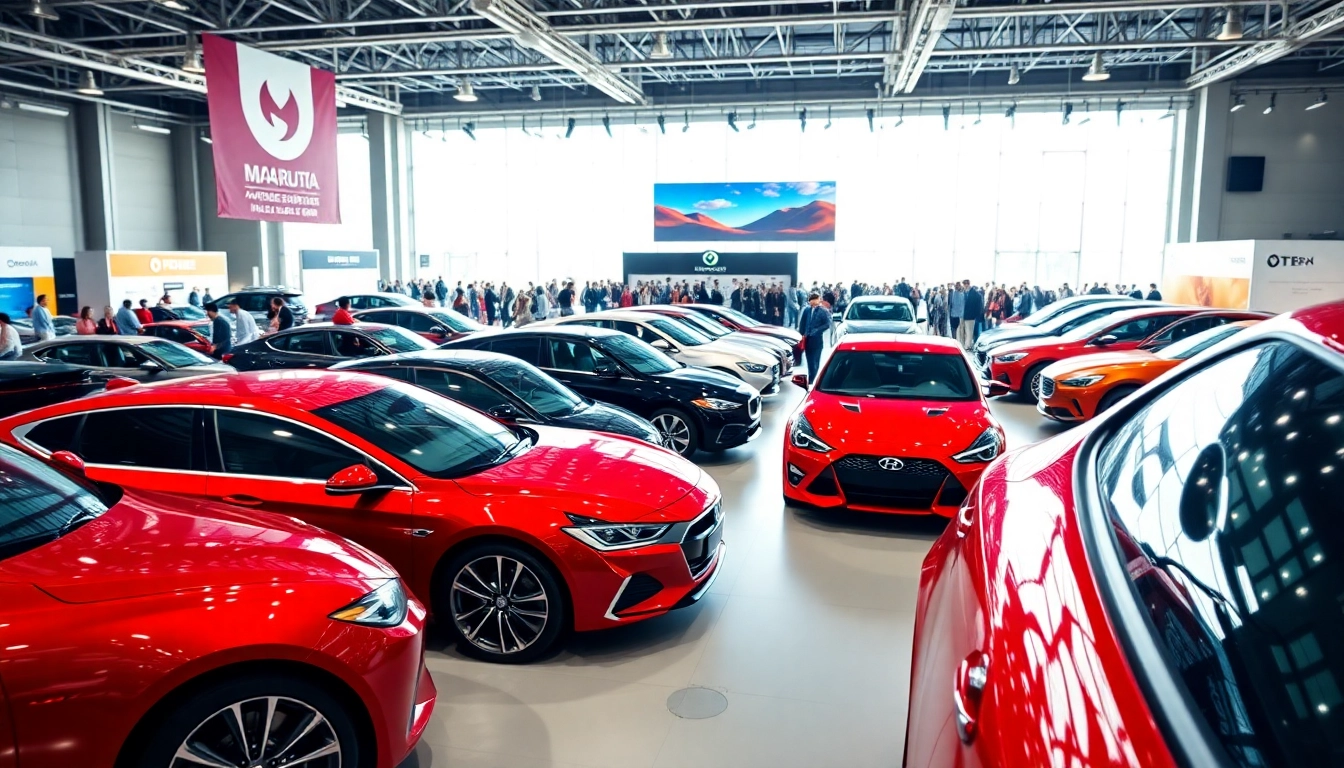 Experience the excitement of the Auto Cars Show with luxury vehicles on display and enthusiastic crowds.
