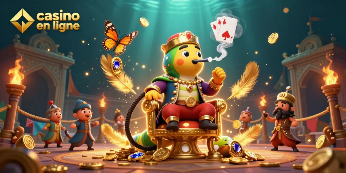Jouez au casino en ligne avec un maître pipeau énorme entouré d'éléments de jeu fascinants.