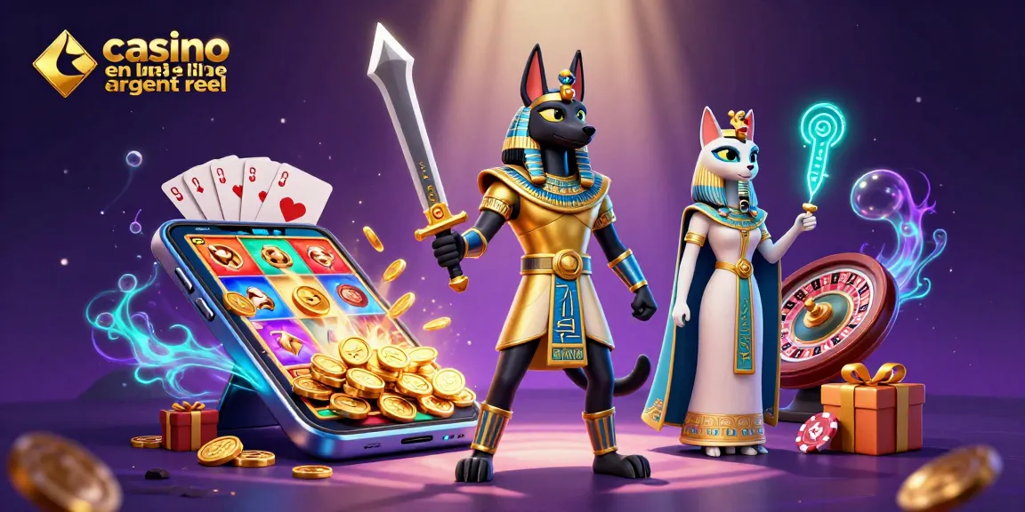 Jouez au casino en ligne argent réel avec des gains captivants dans une scène dynamique.