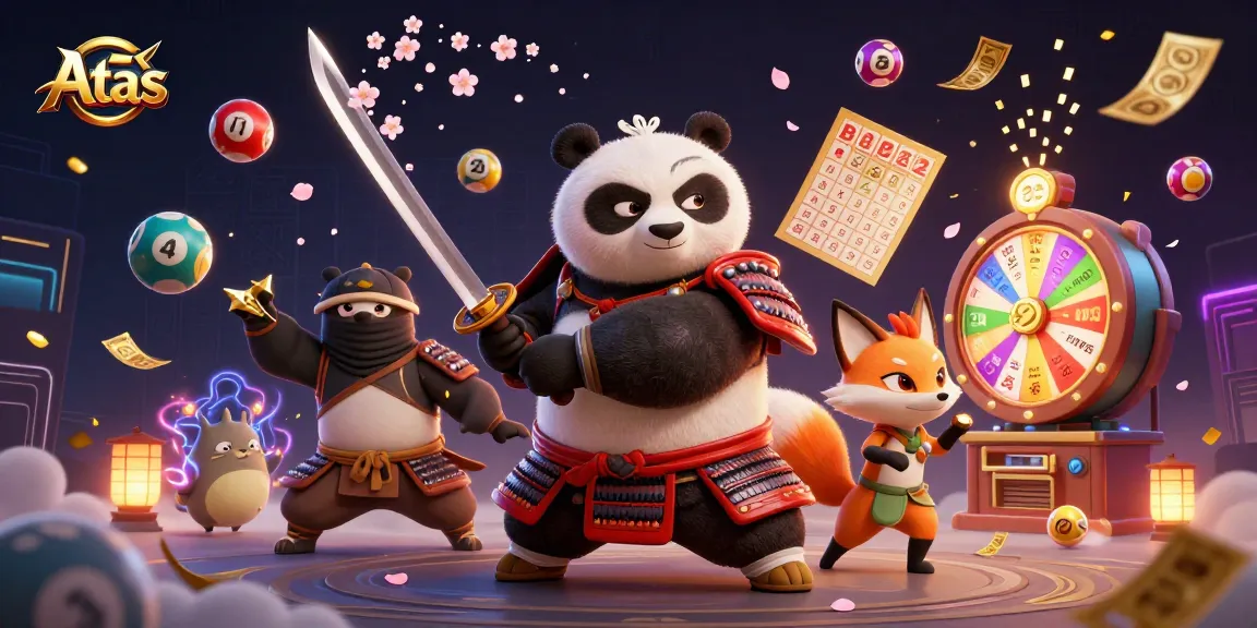 Experience thrilling action at Atas casino with vibrant characters and dynamic gaming elements.