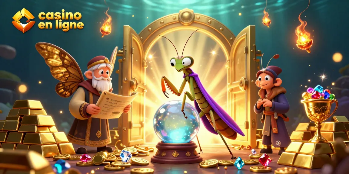 Découvrez les gemmes brillantes des casinos en ligne avec cette illustration immersive.
