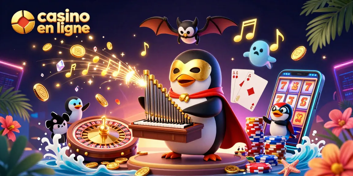 Jouez sur casino en ligne avec des personnages animés et des éléments de jeu captivants.