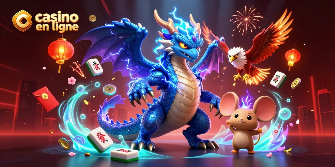 Jouez à des jeux de casino en ligne dans une illustration dynamique et colorée casino en ligne