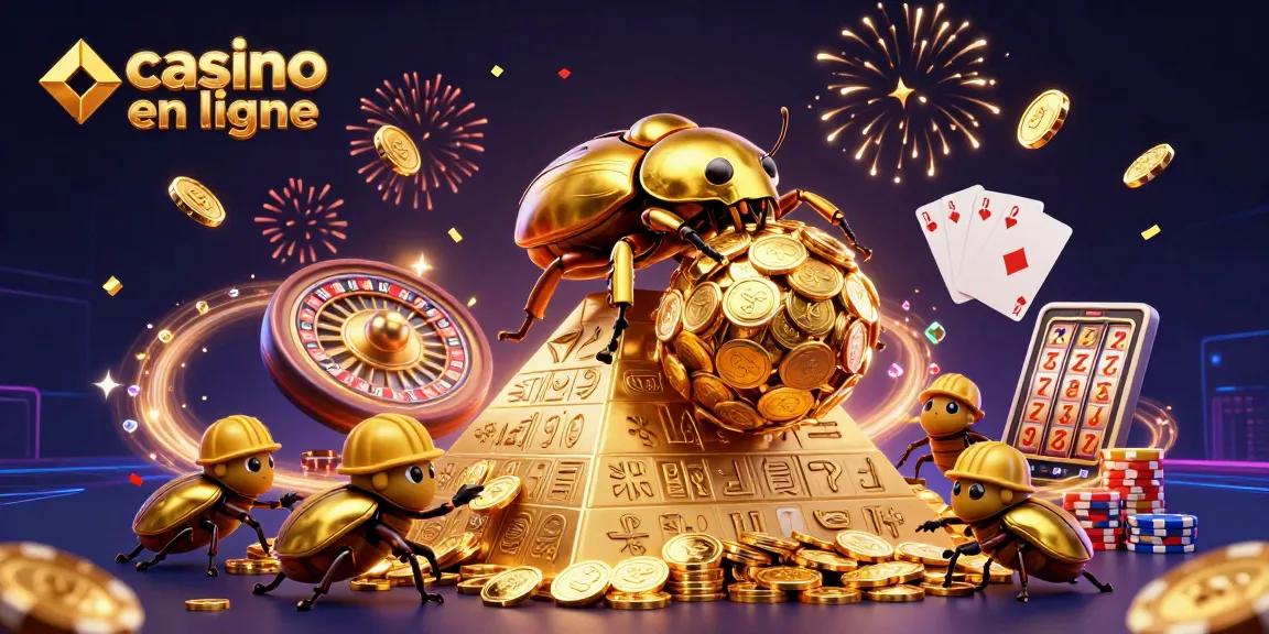 Les graphismes vibrants d'un casino en ligne captivant avec des éléments de jeu riches.