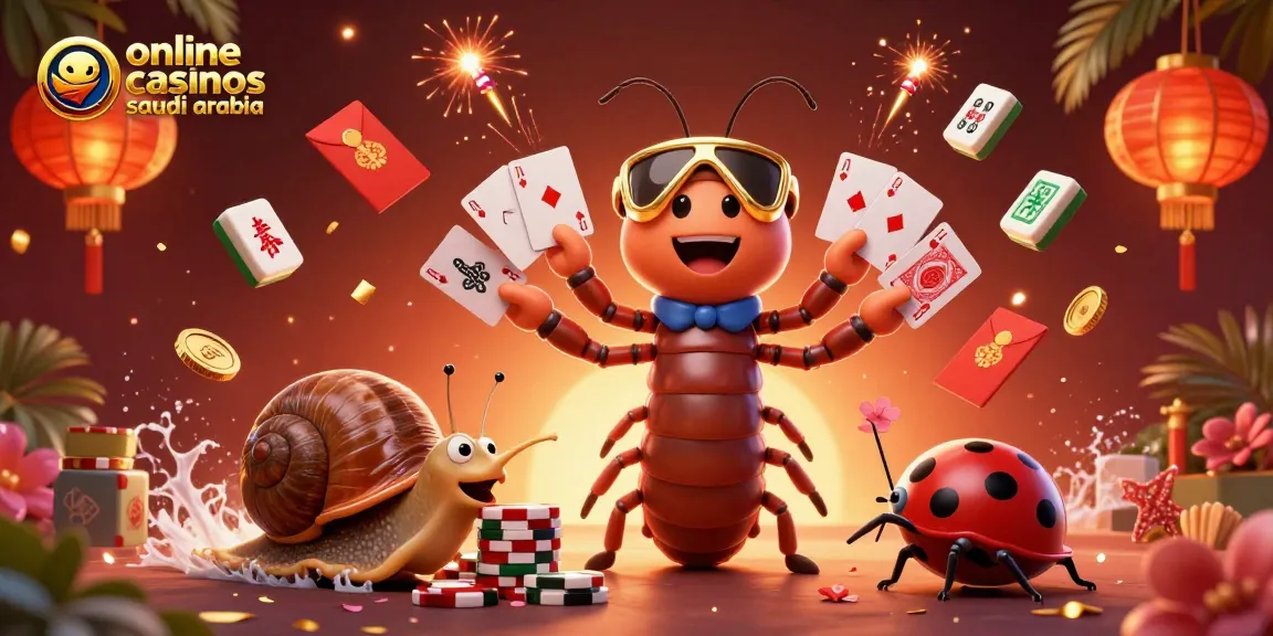 Experience the thrills of online casinos saudi arabia with a vibrant 3D casino illustration.