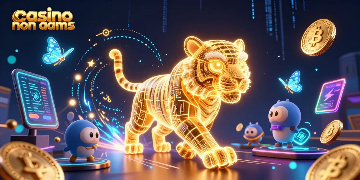 Gioca nei casino non AAMS con il tigre dorato simbolo di energia mentre esplori il casinò digitale.