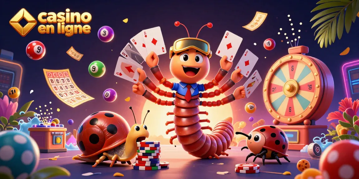 Un jeu captivant au casino en ligne avec un dealer mille-pattes et des éléments dynamiques.