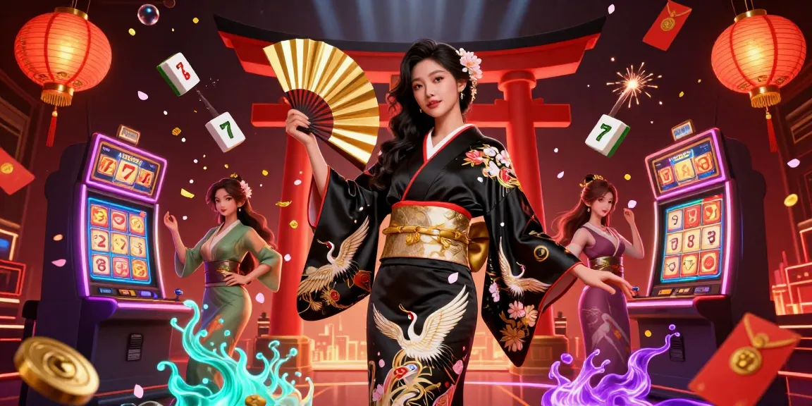 Experience winning at UFABET with this vibrant casino illustration showcasing dynamic gameplay elements.