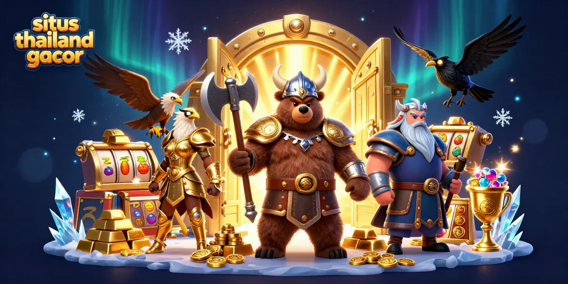 Situs Thailand Gacor offers thrilling slot experiences as the Viking bear and Valkyrie eagle guard treasures.