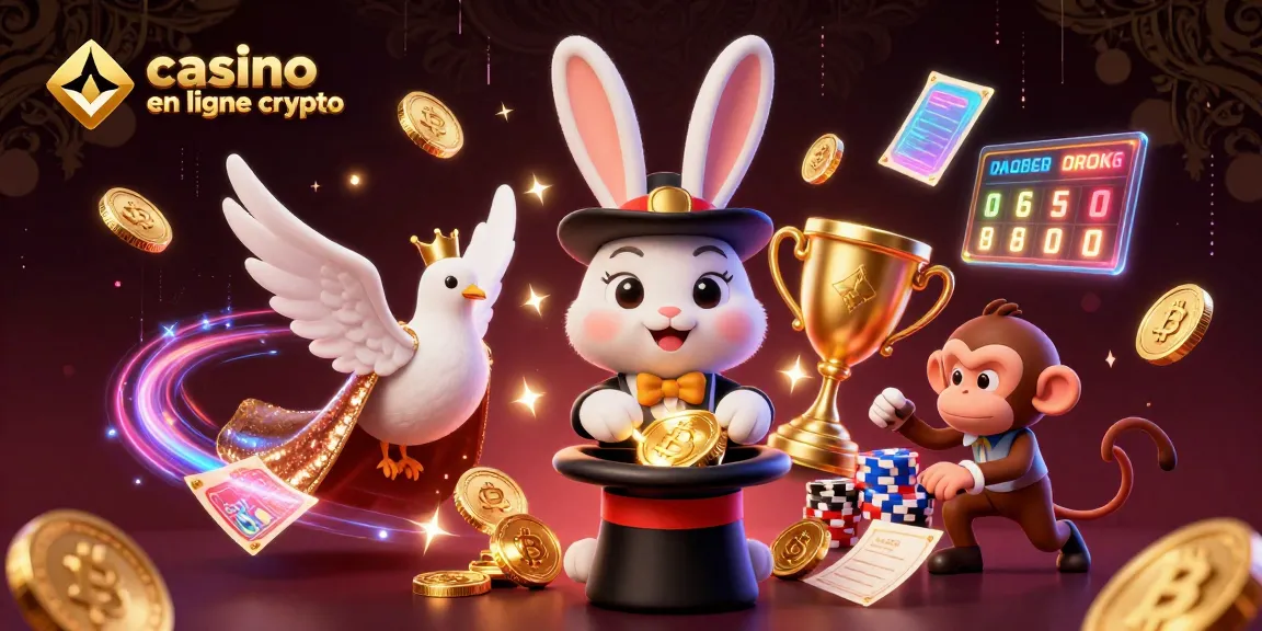 Jouez au casino en ligne crypto avec un magicien et des effets spectaculaires.