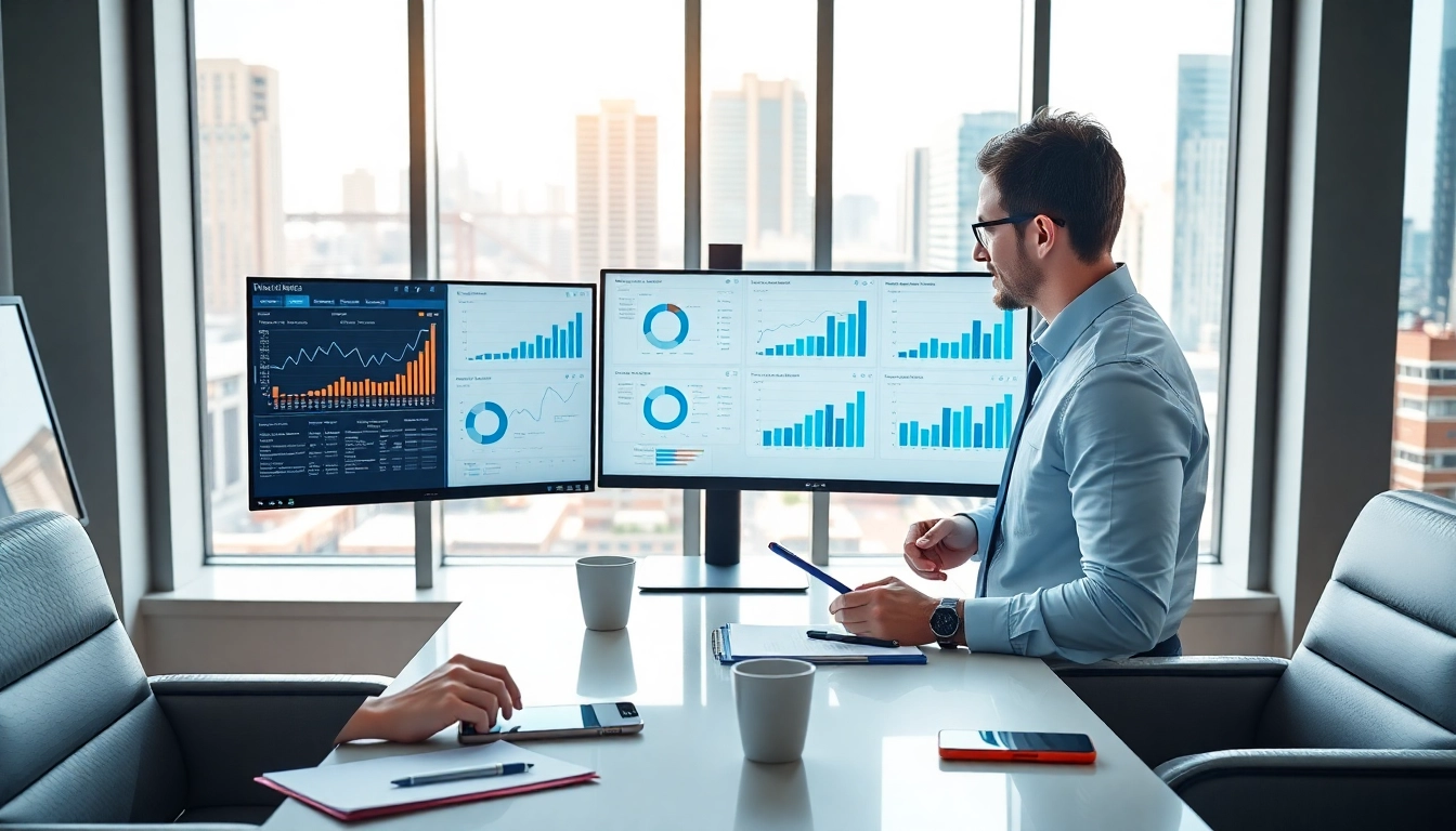 Analyze SEO performance with a marketing analyst engaged in reviewing digital metrics.