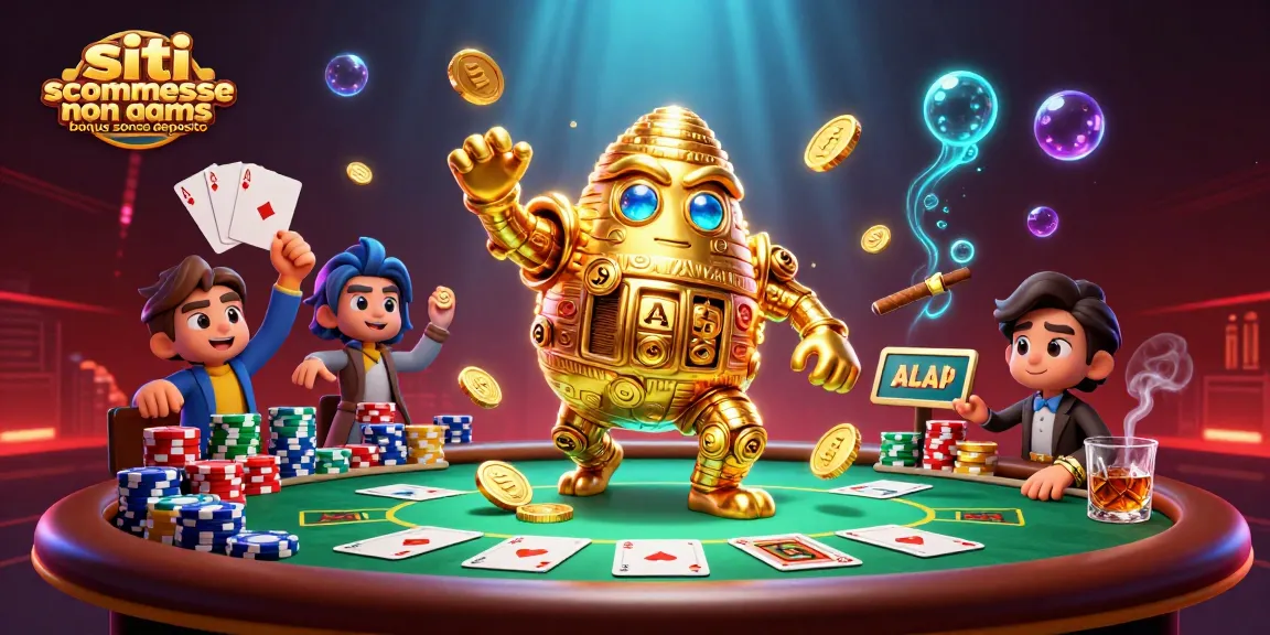 Scommetti nei migliori siti scommesse non AAMS bonus senza deposito con questa illustrazione coinvolgente.