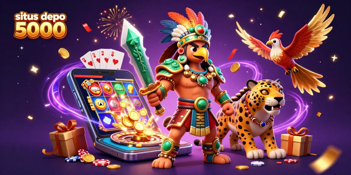 Situs depo 5000, lakukan permainan slot dengan peluang menang besar menggunakan deposit rendah.