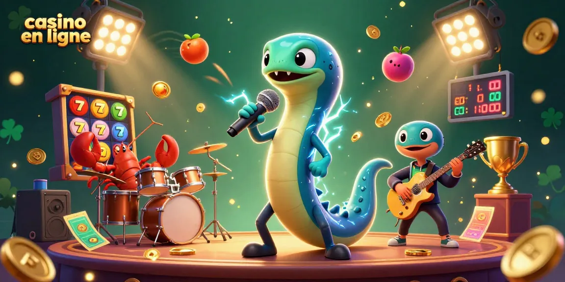 Illuminez votre expérience de jeu dans un casino en ligne avec cette scène animée.
