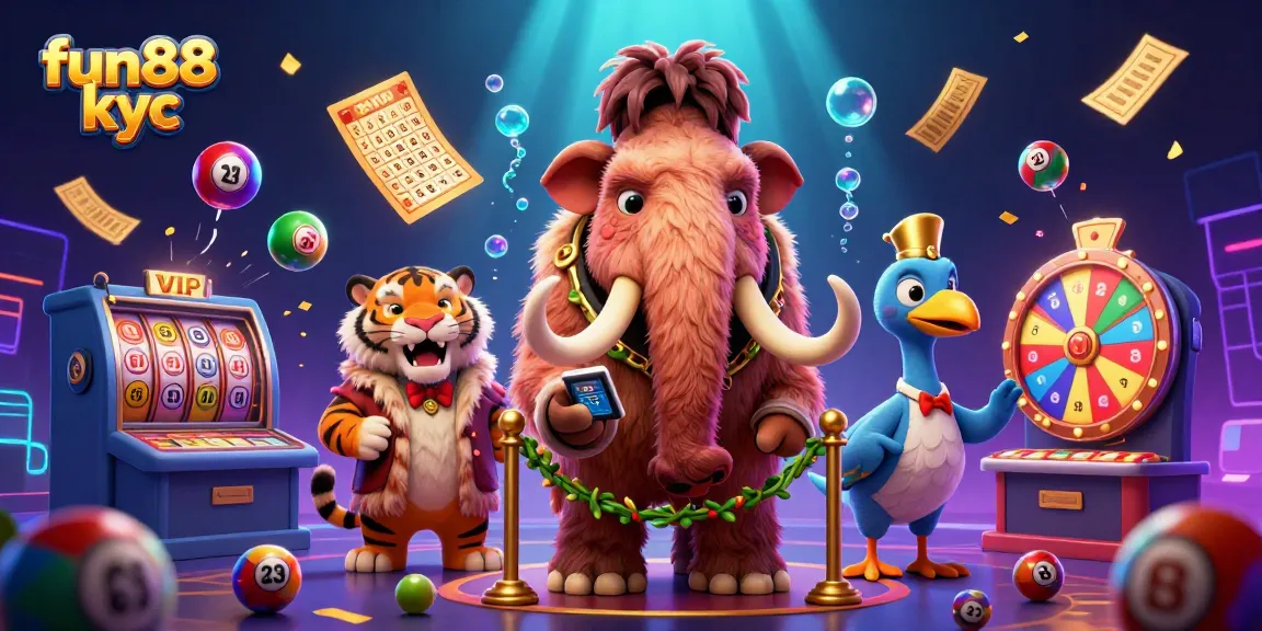 Trải nghiệm fun88 kyc hấp dẫn với chú khủng long đang kiểm tra giấy tờ tại sòng bạc.