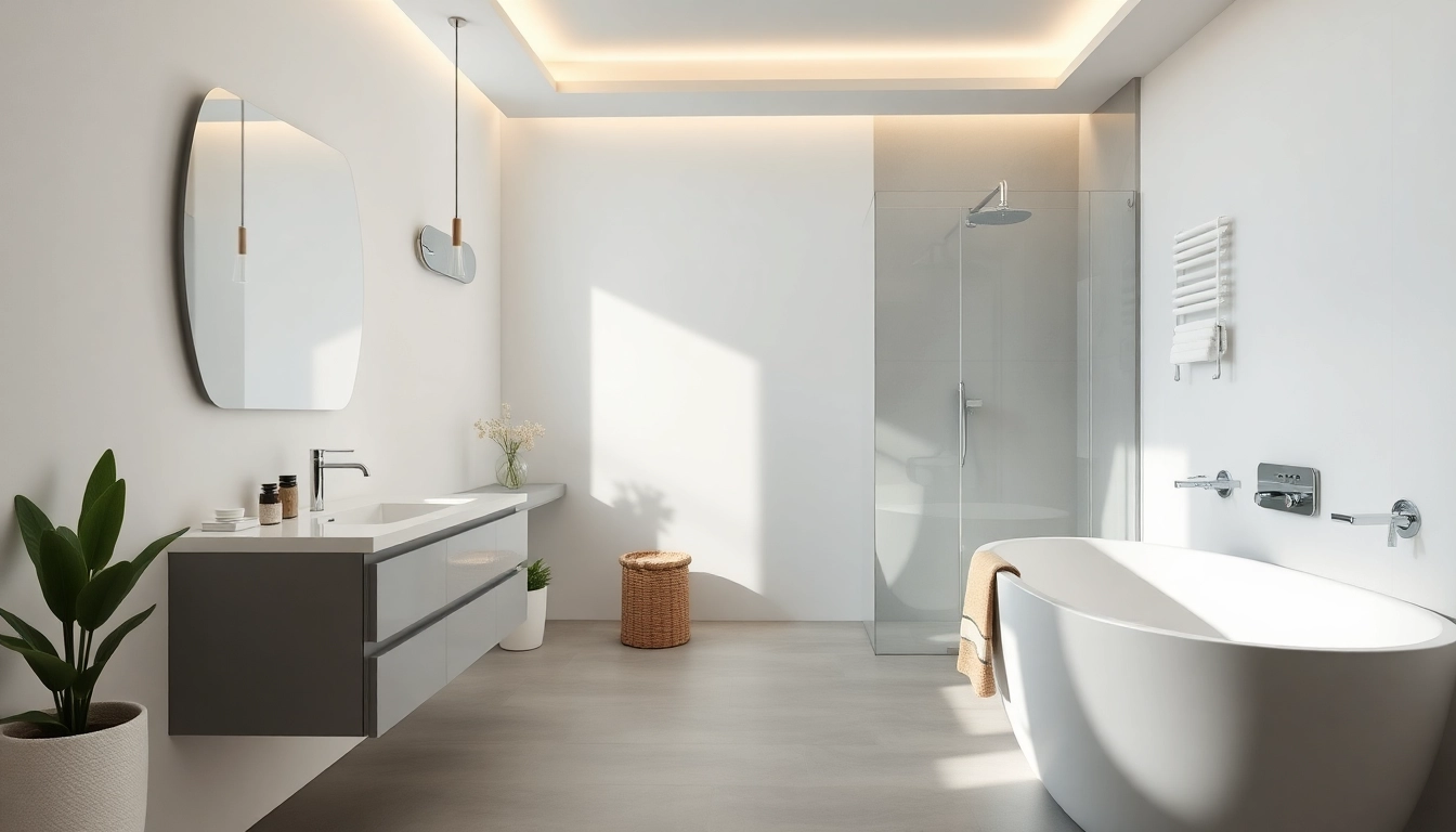 Erleben Sie hervorragende Lösungen der sonni sanitär GmbH in einem modernen Badezimmerdesign.