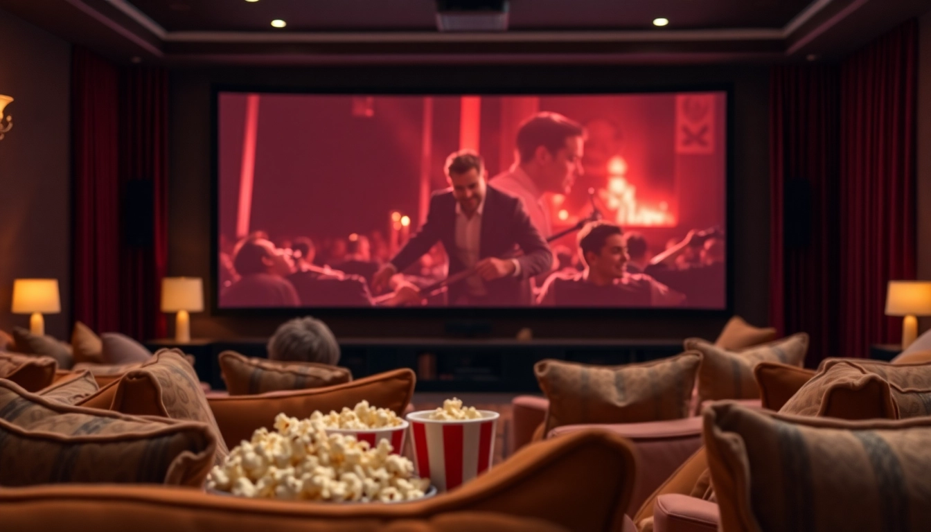 ดูหนัง ในโรงภาพยนตร์ที่บ้านพร้อมบรรยากาศอบอุ่น