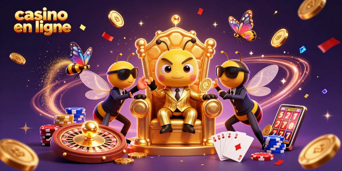 Des personnages animés illustrant une scène de casino en ligne avec des éléments de jeu captivants.