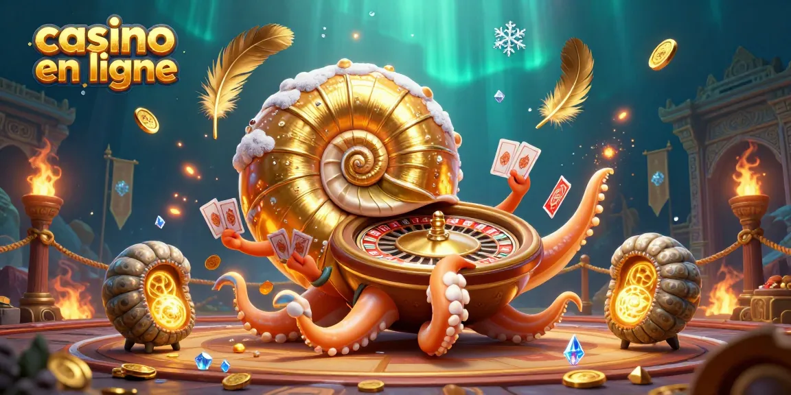 Plongez dans l'univers captivant du casino en ligne avec ce visuel rempli d'éléments dynamiques!