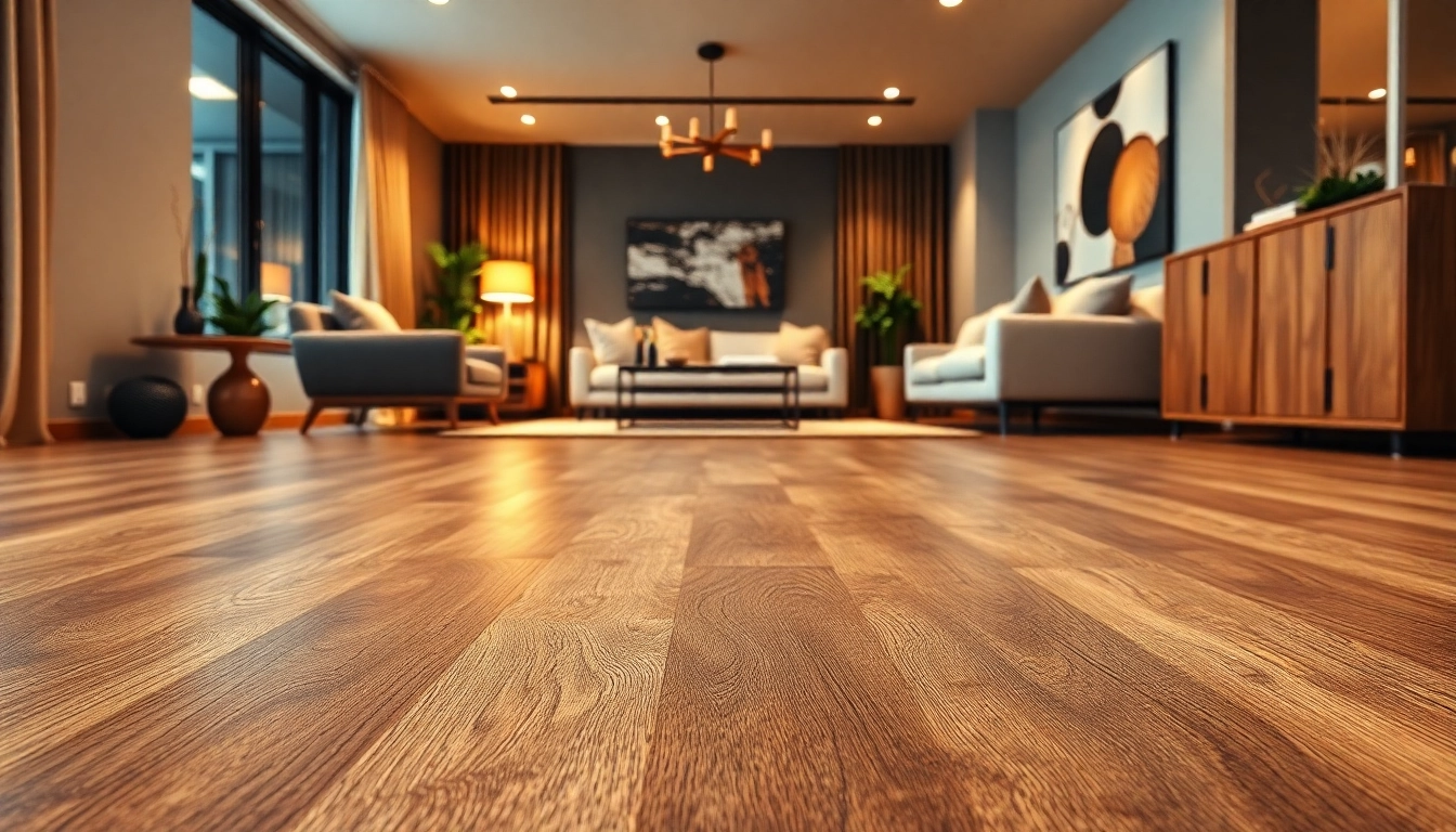 Showcasing elegant lvp flooring in a refined living space with modern decor.