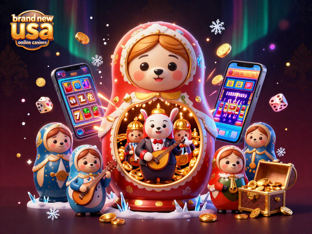Experience the excitement of brand new usa online casinos with vibrant game elements and characters.