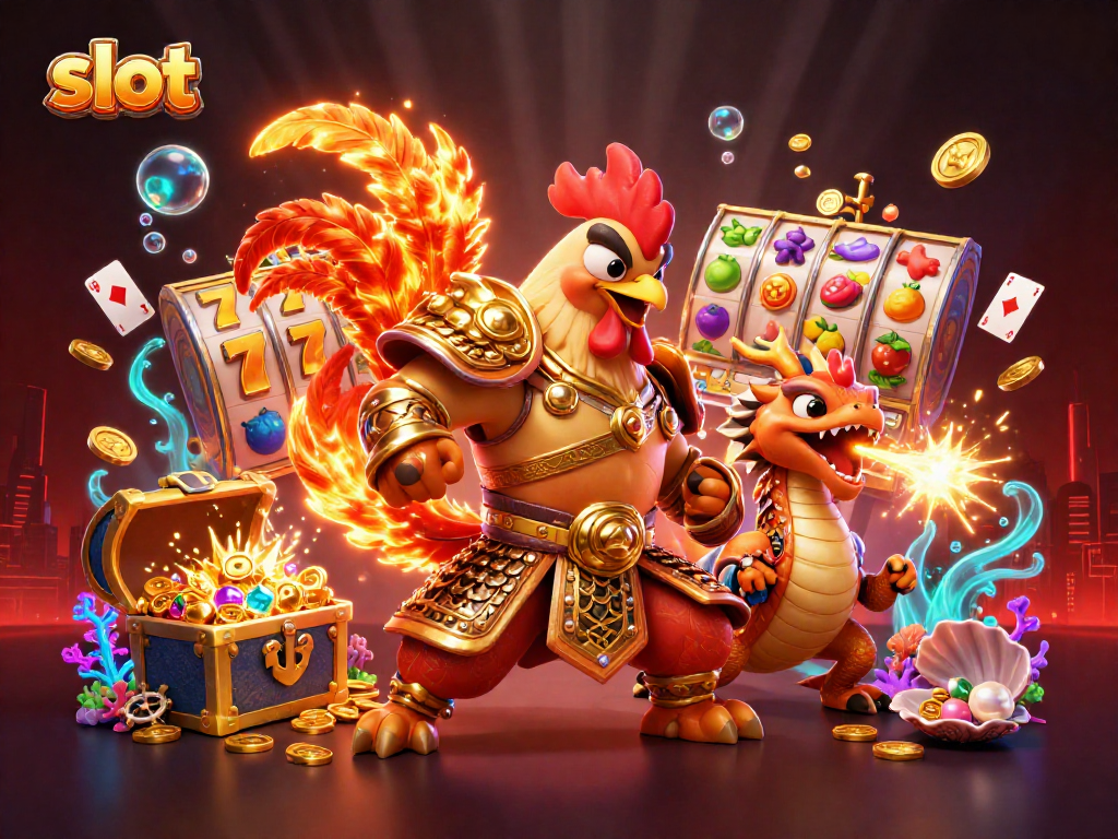 Experience the thrill of slot games with captivating symbols and exciting characters.