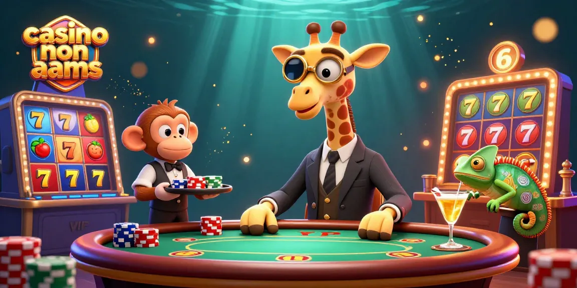 Il giraffa high-roller al tavolo da poker fa il tifo nei migliori casino non AAMS.