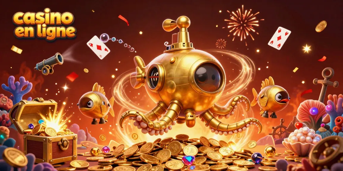 Jouer au casino en ligne avec des éléments de jeu sous-marins et festifs
