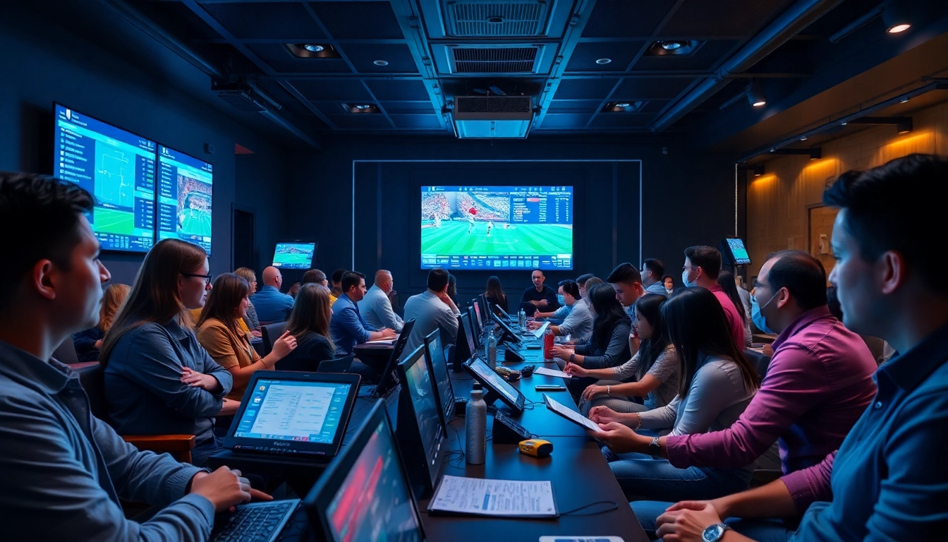 Engaging sports betting environment showcasing community and safety with 슈어맨2.