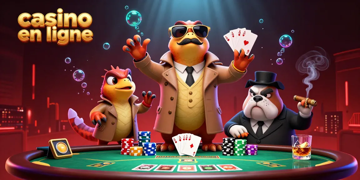 Visitez le casino en ligne avec des raptors en trench coat tentant d'entrer dans un salon VIP.