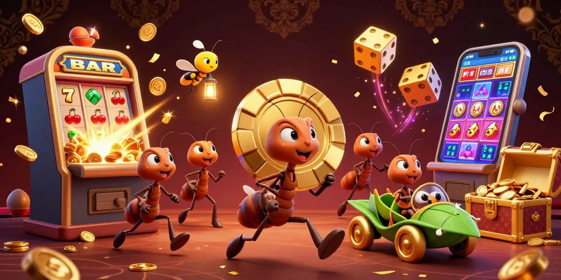 Menangkan permainan di dewabet dengan tim karakter kartun yang mencuri chip poker emas raksasa.