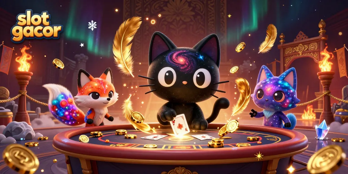 Permainan slot gacor malam ini menyajikan jackpot spektakuler dengan simbol berkilau dan koin emas.