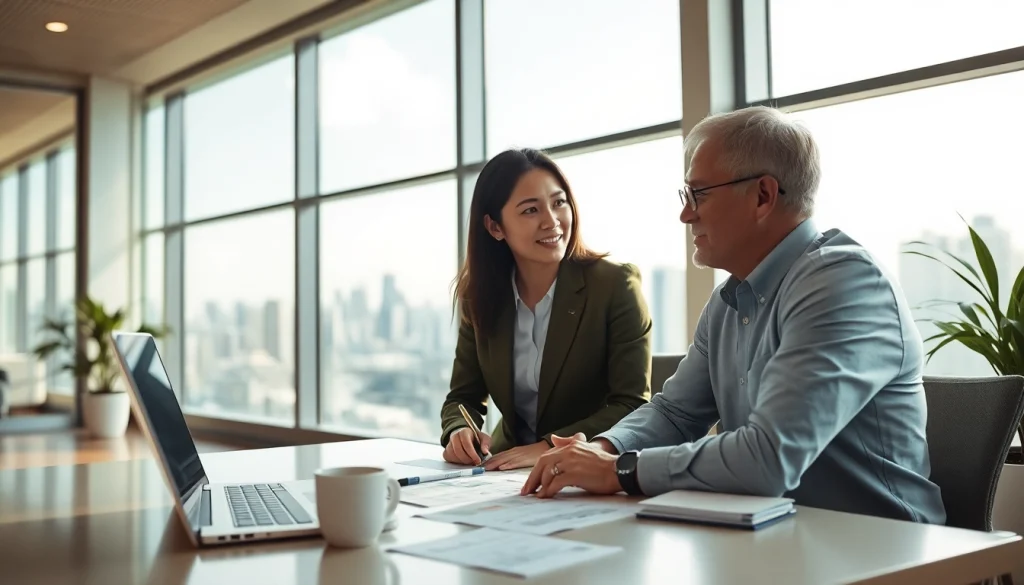 카드 한도 현금화에 대해 상담하는 전문가와 고객의 모습