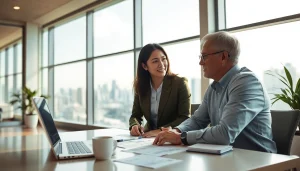 카드 한도 현금화에 대해 상담하는 전문가와 고객의 모습