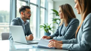 카드 한도 현금화를 위한 금융 상담 장면을 보여줍니다.