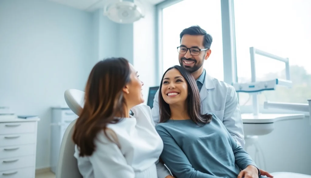 Best dental implants in Puchong consultation scene with a friendly dentist.