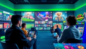 Engaging online gaming environment showcasing ABC8's diverse options in a modern, user-friendly interface.