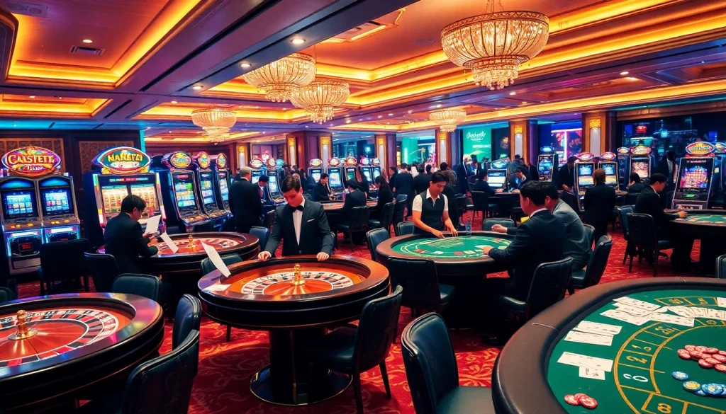 Experience high-stakes excitement at Trang chủ S8 casino with vibrant tables and thrilling games.