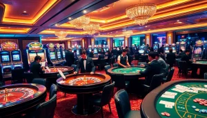 Experience high-stakes excitement at Trang chủ S8 casino with vibrant tables and thrilling games.