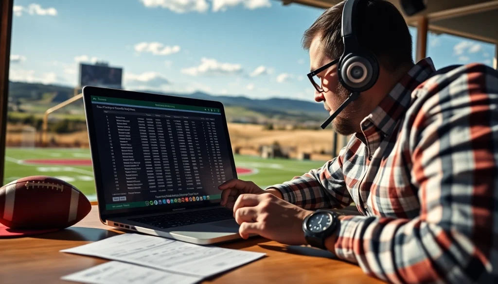 Engaged bettor exploring sports betting sites Saskatchewan amidst Saskatchewan's scenic landscapes.